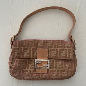 Limited edition Fendi Lurex Shoulder Bag in metallic